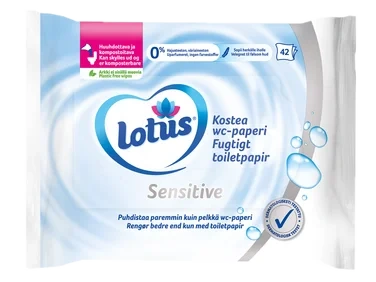 Lotus Fuktig Toalettpapir Singlepk