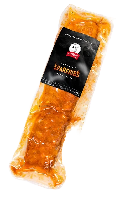 Spareribs Sousvide Marinert Ca600g Kuraas