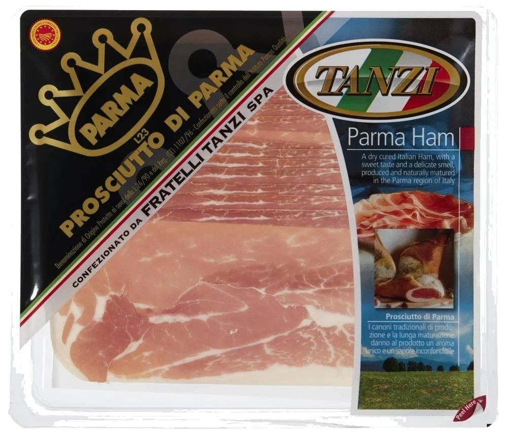 Parmaskinke i skiver