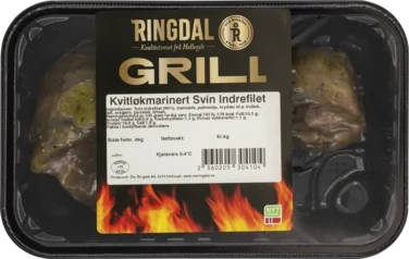 Svin Indrefilet Kvitløk Marinert