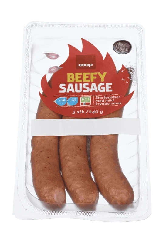 Coop Beefy Sausage 240g