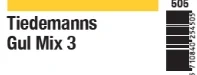 Tiedemanns Gul Mix 3 44g