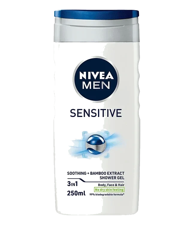 Nivea Men Shower Sensitive, 250ml