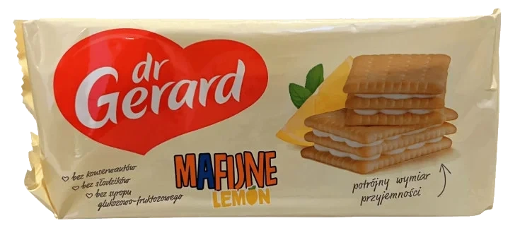 Kjeks Mafijne Lemon 216g