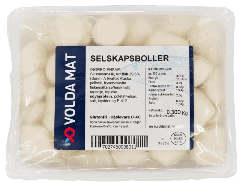 Selskapsboller 300g Volda Mat