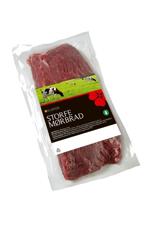 STORFE MØRBRAD I bit kløverkjøtt pr kg