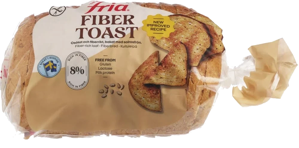 Glutenfri fiberbrød