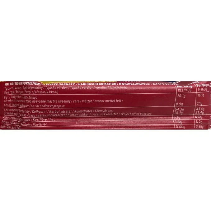Mellanmålsbar Äppel & Hallon 20-pack