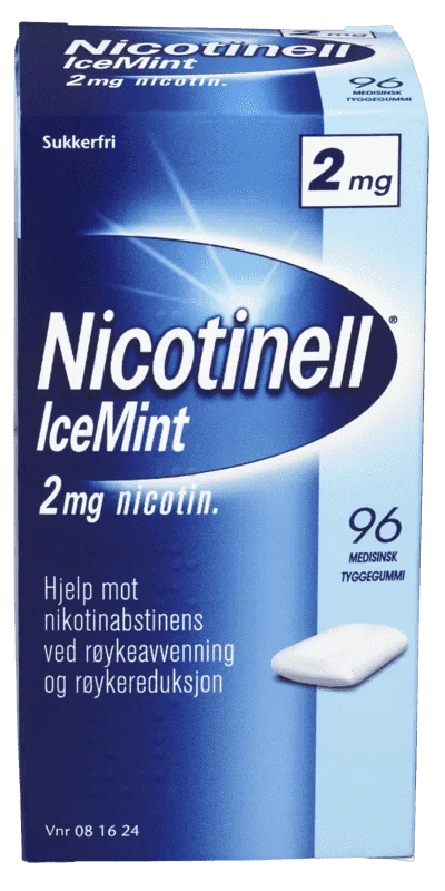 Nicotinell Icemint Tyggegummi 2mg 96stk