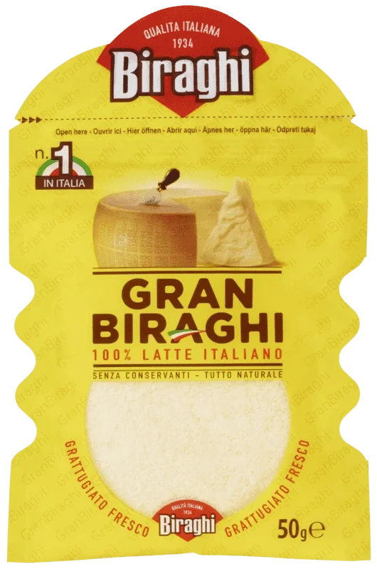 Gran Biraghi Fersk Revet 50g Oc