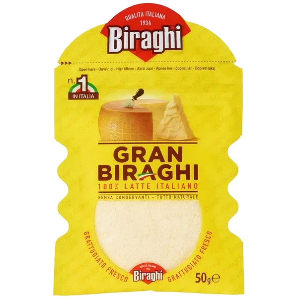 Gran Biraghi Fersk Revet 50g Oc