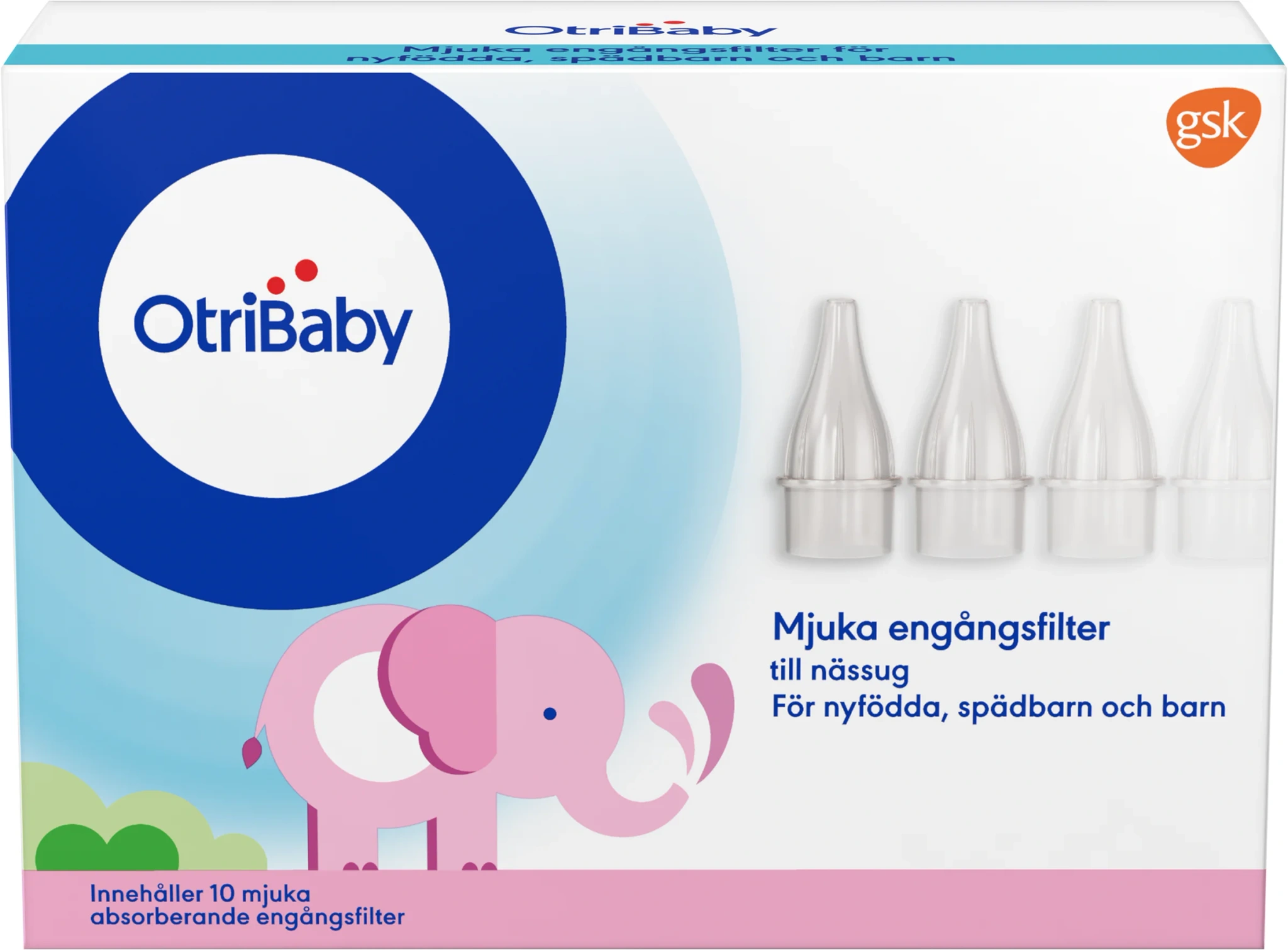Engångsfilter Nässug 10-pack