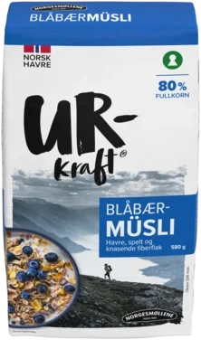 Müsli Blåbær, 580g