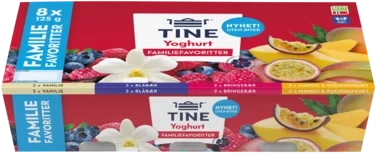 Yoghurt Familiemiks 8x125g Tine