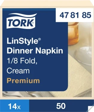 Tork Linstyle Middagsserviett 8f Industrielt Komposterbar