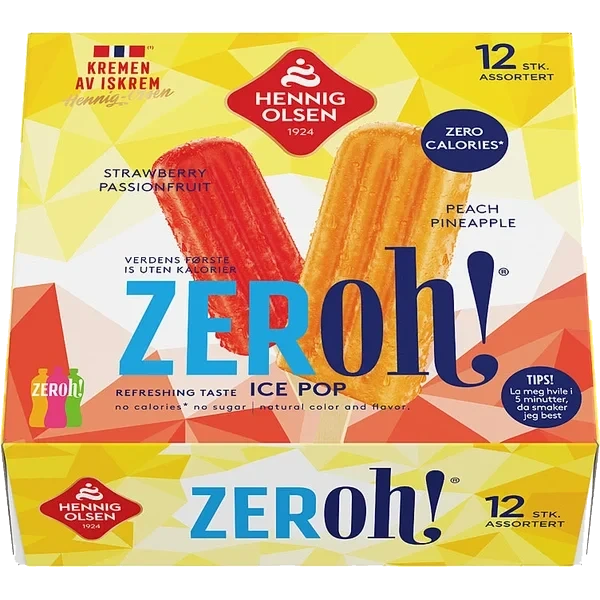 Zeroh! 12stk Hennig-olsen Is