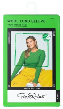 Wool Long Sleeve Green Xl/xxl