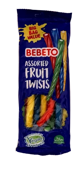Bebeto Assorted Fruit Twist 200g