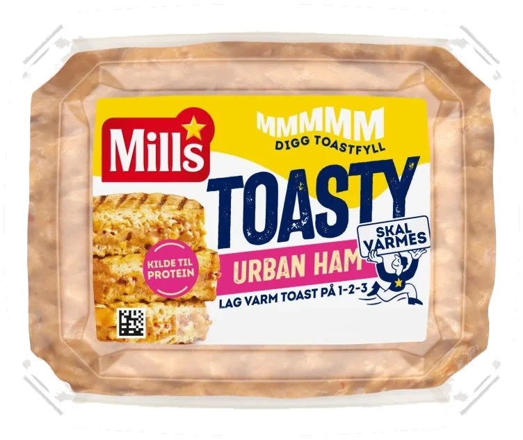 Toasty Urban Ham 180g Mills