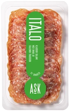 Salami Italo Mild skivet 100g Ask Gård