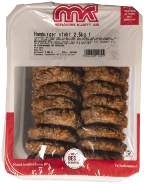 Hamburger Stekt 2,5kg