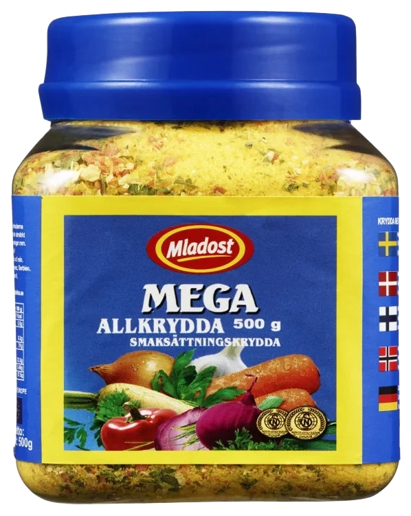 Allkrydder 500g Mega