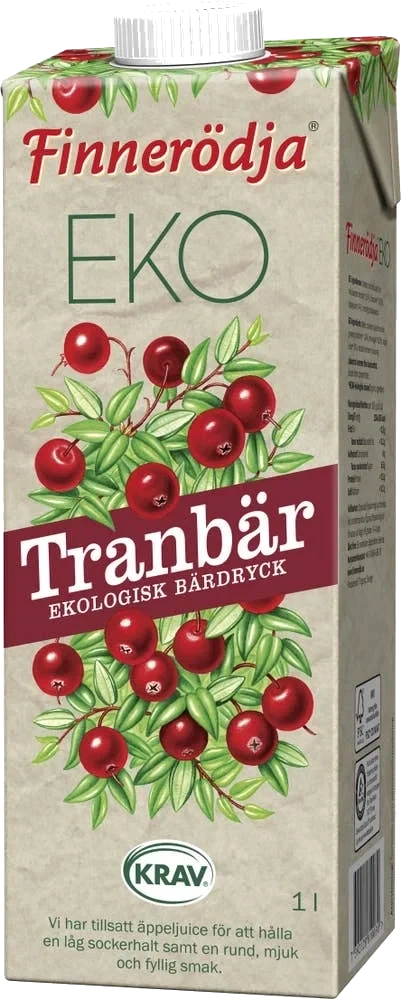 Tranbärsdryck EKO/KRAV