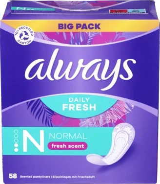 Truseinnlegg Fresh Norm.liner 58 Always