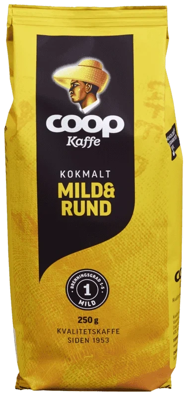 Coop Kokmalt Kaffe Gul 250g