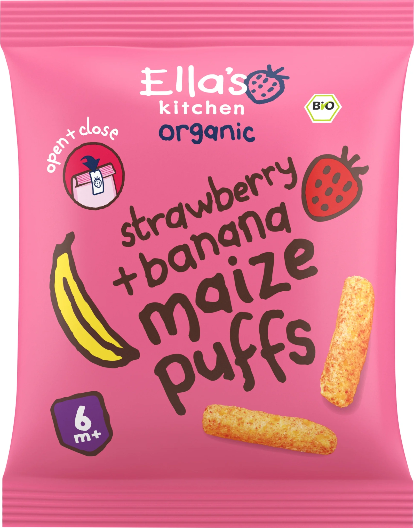 Maismums Jordbær&banan 20g Ellas