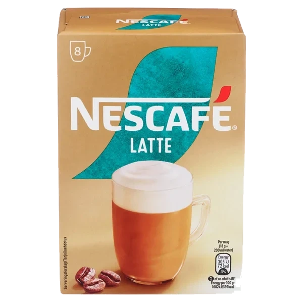 Nescafe Latte 144g 8poser