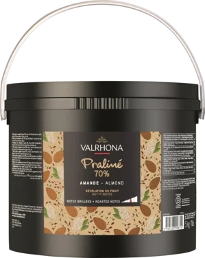 Praline 70% Mandel Valencia 5kg Valrhona