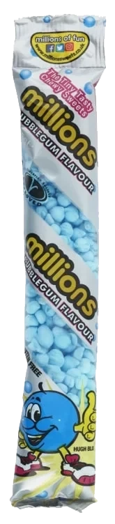 Tubes Bubblegum 55g Millions