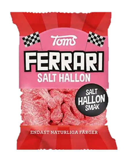 Mini Ferrari Salt Hallon 80g