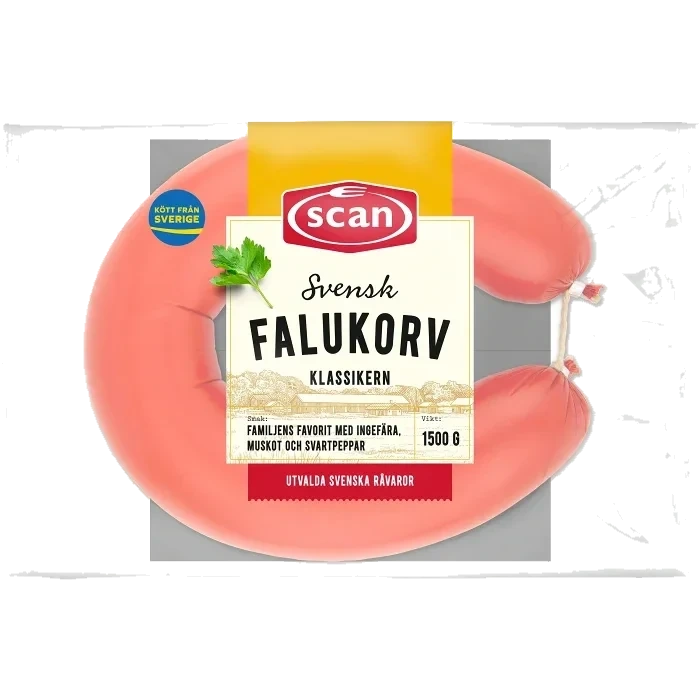 Falukorv ring 1,5kg Scan