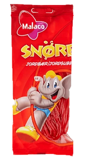 Snøre Jordbær 94g Malaco