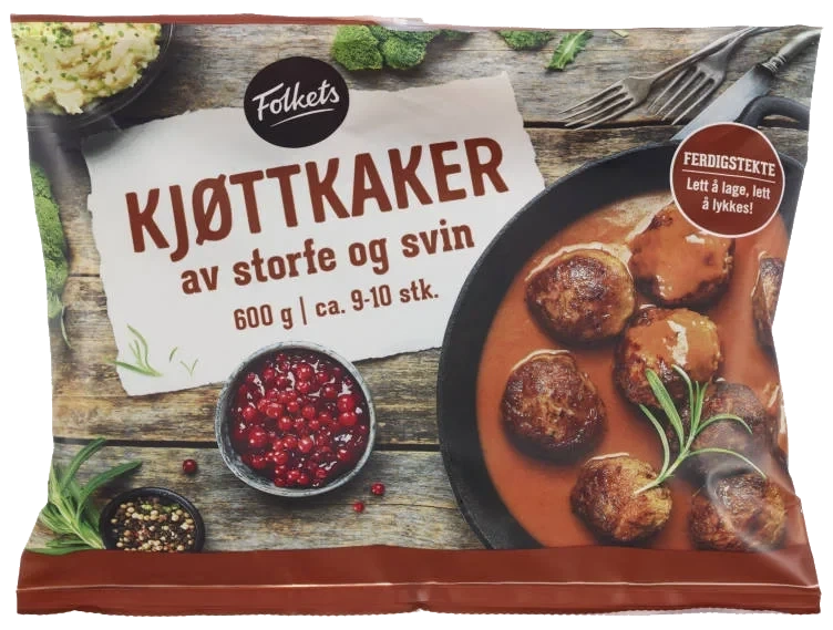 Kjøttkaker 550g Folkets