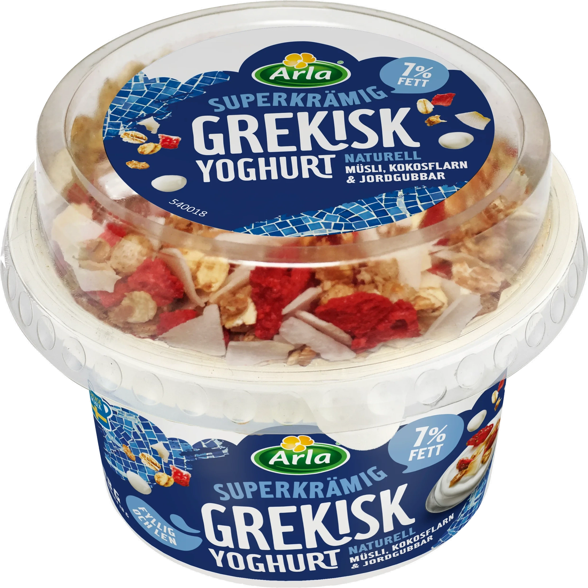Grekisk yoghurt med musli 188 g