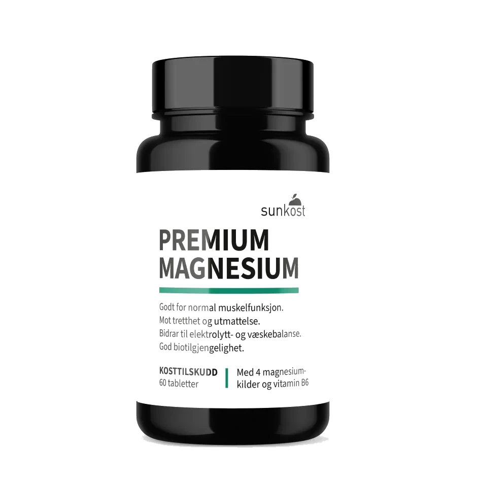 Sunkost Premium Magnesium med glysinat 60 tab