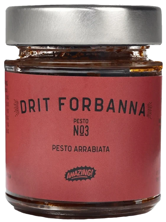 Pesto No3 Arrabiata 135g Drit Forbanna