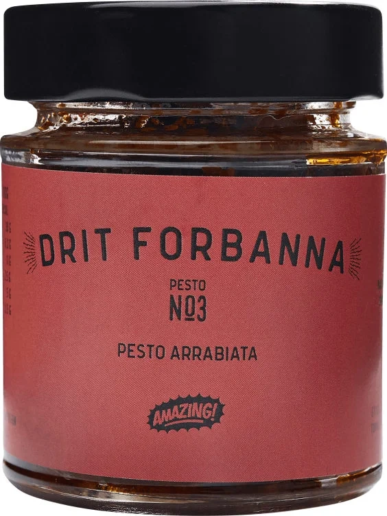 Pesto No3 Arrabiata 135g Drit Forbanna