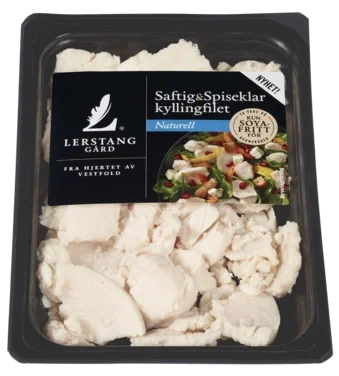 Kyllingfilet Spiseklar180g Lerstang