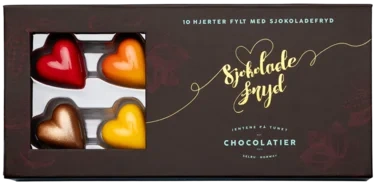 10 Biter Eske - Sjokoladehjerter