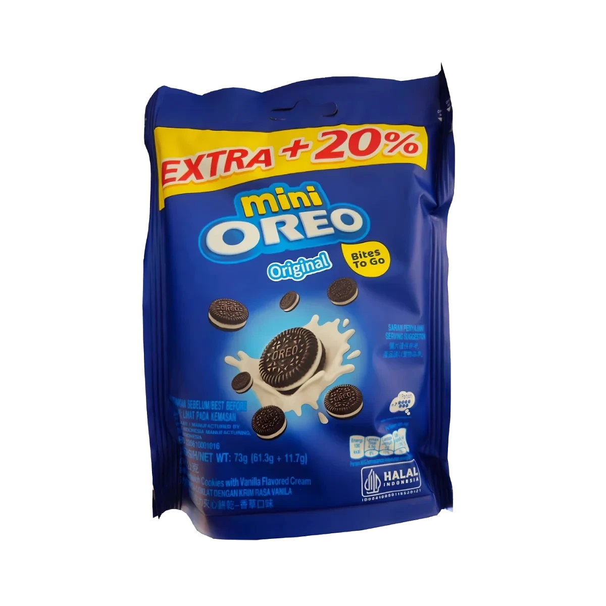 Oreo Mini Original Pouch 73 g DATOVARE