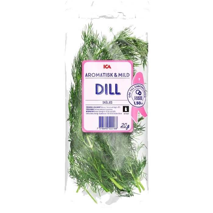 Dill Flowpack 20g Klass 1 ICA