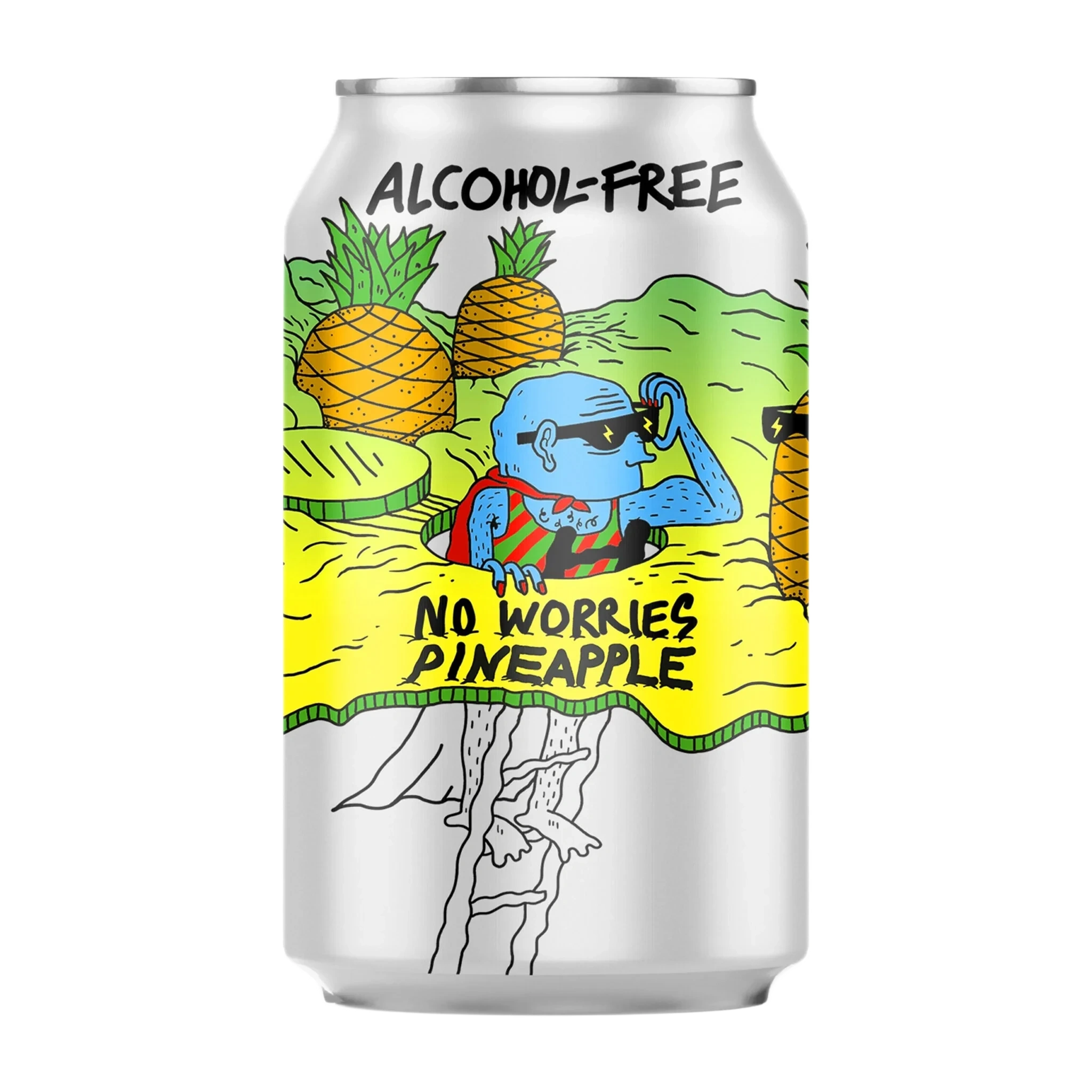 No Worries Pineapple 0.33l bx Alkoholfri Pale Ale