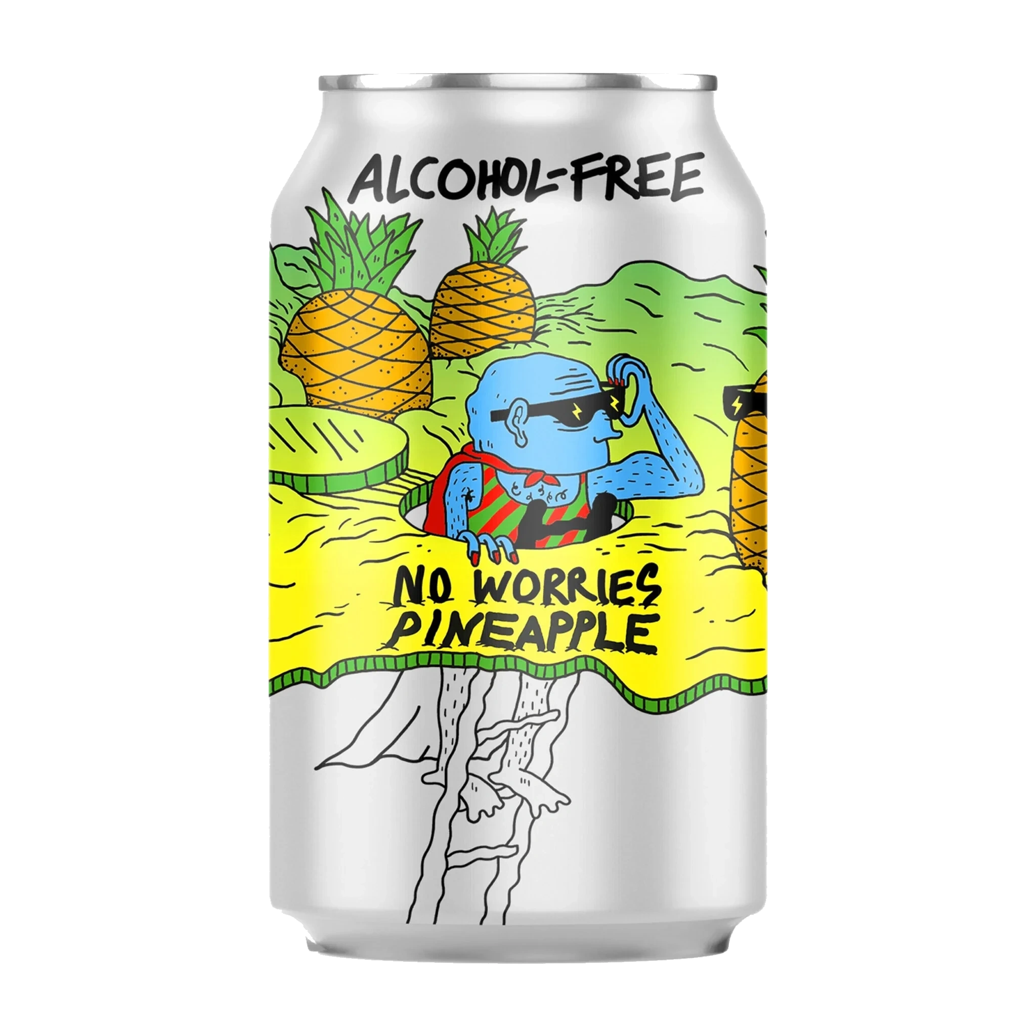No Worries Pineapple 0.33l bx Alkoholfri Pale Ale