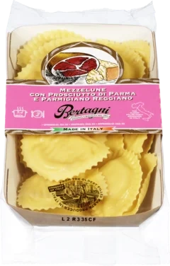 Mezzelune Pasta m/Skinke&Ost 250g Bertagni