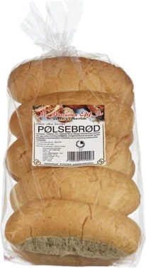 Pølsebrød 10stk Baker Marcussens