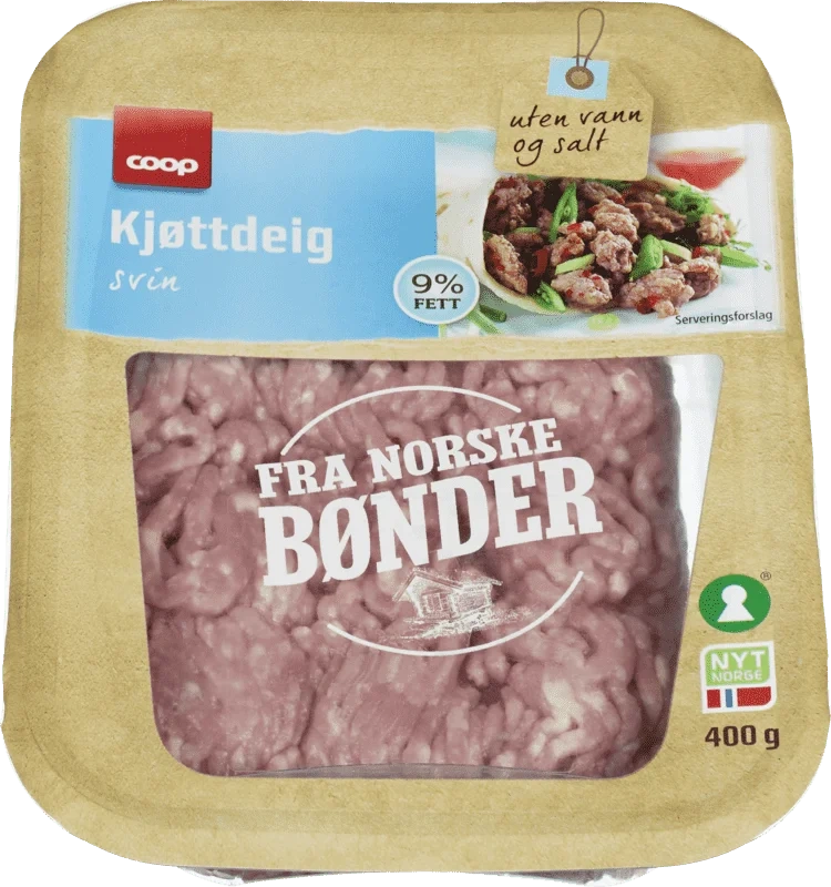 Kjøttdeig av Svin 400g Coop